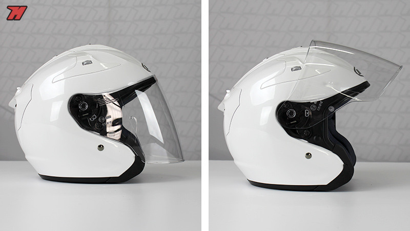 Review: HJC FG-Jet, the light, sporty and vented open face helmet · Motocard