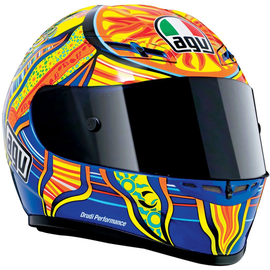 AGV GP TECH ROSSI FIVE CONTINENTS Helmet · Motocard