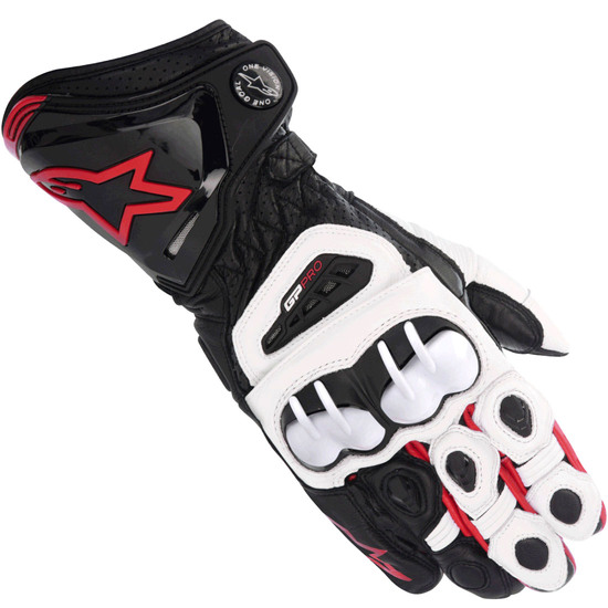 Handschuh ALPINESTARS GP Pro Black / White / Red · Motocard