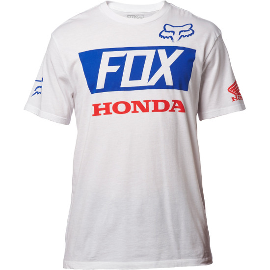 Camiseta FOX Honda Basic White Motocard
