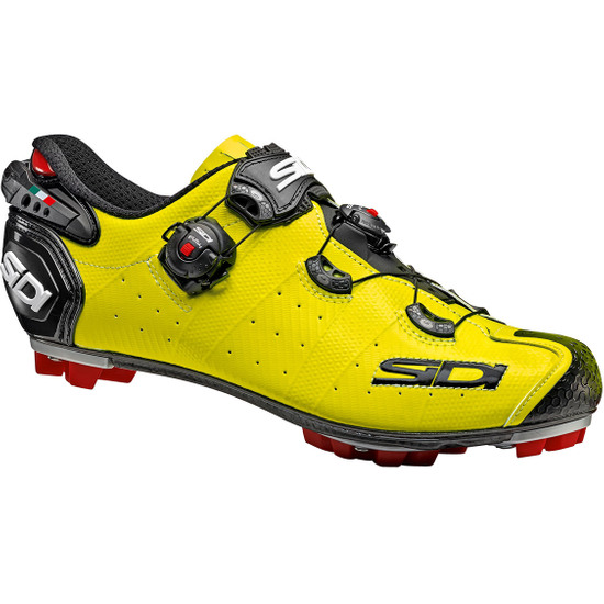 SIDI Drako Carbon SRS MTB Shoes Black/Yellow Fluo 