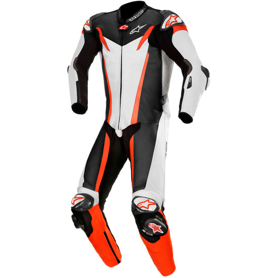 ALPINESTARS GP TECH v3 LEATHER SUIT TECH-AIR COMPATIBLE RED/BLACK/YELLOW 48