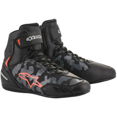 Faster-3 Black / Grey Camo / Red Fluo