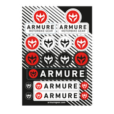 Armure Black / White / Red