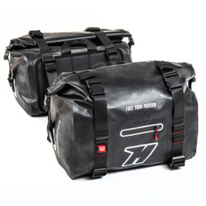 Side Saddlebags Waterproof Black