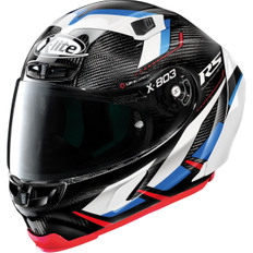 X-803 RS Ultra Carbon Motormaster Black / White / Red / Blue
