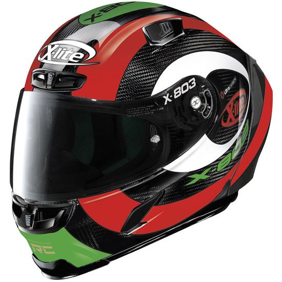 X-803 RS Ultra Carbon Hattrick Black / Red / Green