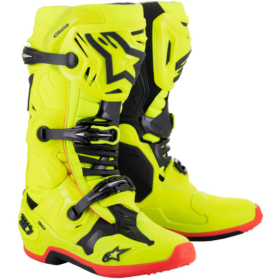 Tech 10 Yellow Fluo / Black / Red Fluo