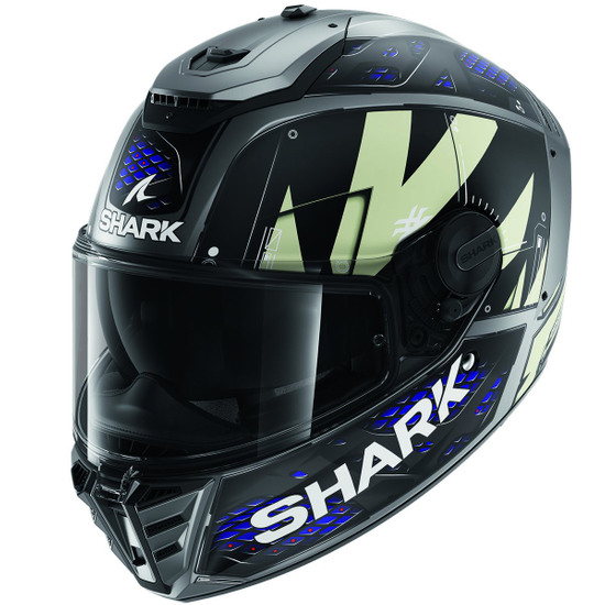 Spartan RS Stingrey Mat Black / White / Blue