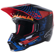 S-M5 Solar Flare Black / Blue / Red Fluo