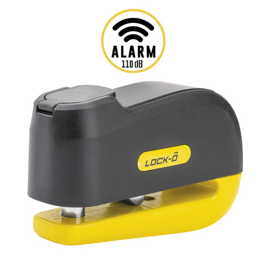 Alarm Disk Lock Black / Yellow Fluo
