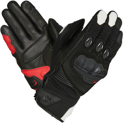 FURYGAN Waco Evo Black / White / Red Gloves · Motocard