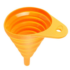 Foldable Silicon Funnel Orange