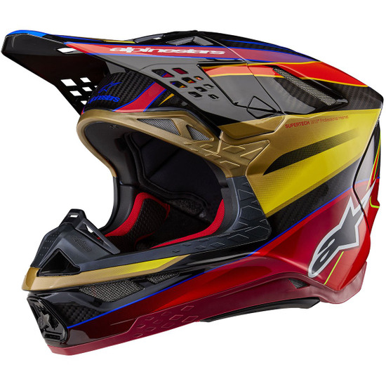 Supertech S-M10 Gold Yellow / Rio Red Glossy