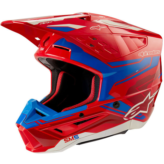 S-M5 Action 2 Bright Red / Blue Glossy