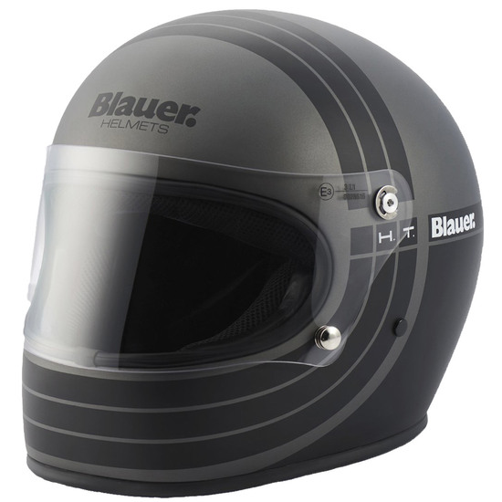 cinturón Suave Abigarrado BLAUER 80's Titanium / Black Helmet · Motocard